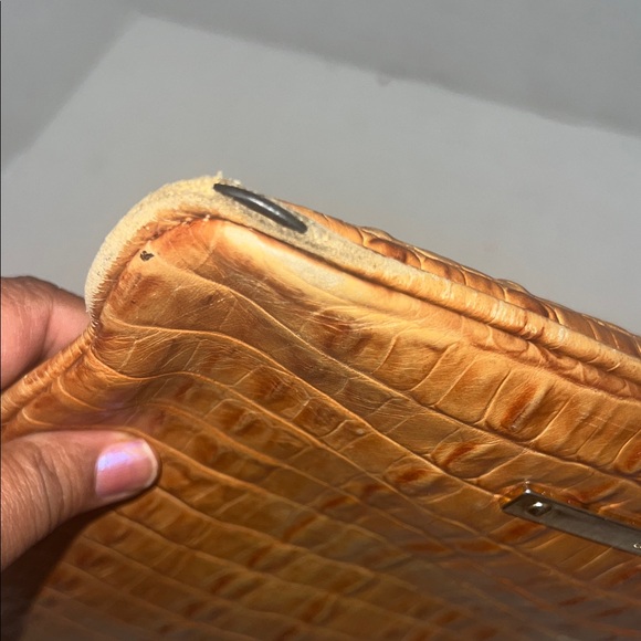 Brahmin Crocodile-Embossed Shoulder Bag - Picture 3 of 9